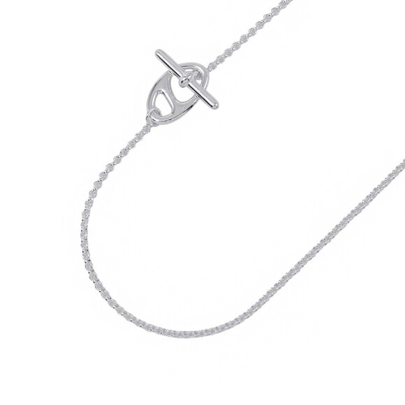 HERMES Silver Necklace - Picture 1 of 11